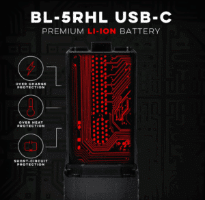 BL-5RHL 5200mAh Battery USB-C Extended Capacity